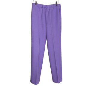 Vintage 90s Purple Costal Grandmother Pull On High Waist Medium